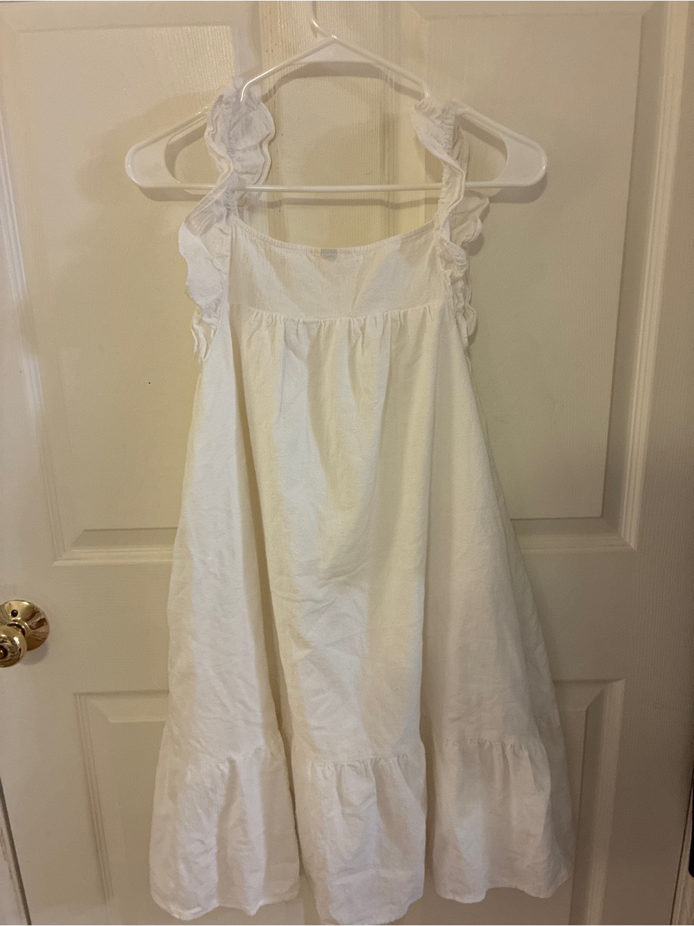 Target Women’s Cream Ruffle-Shoulder Sundress